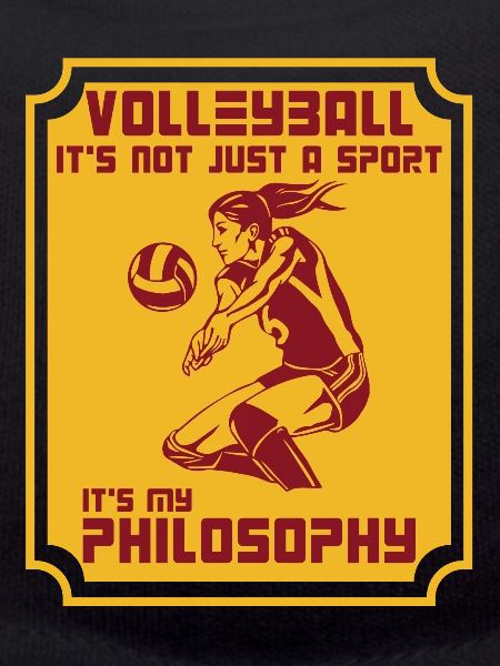 Dump volleyball player