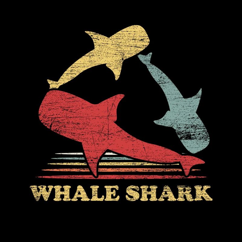 Requin-baleine rétro