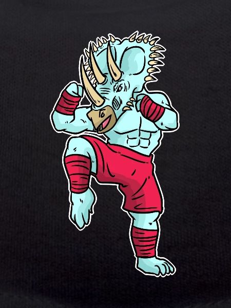 Triceratops kickboxing