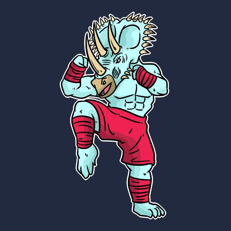 Triceratops Kickboxen