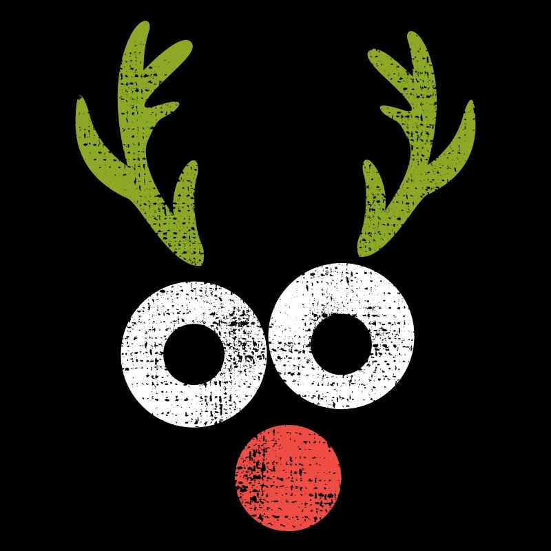 Reindeer Rudolph with the red nose