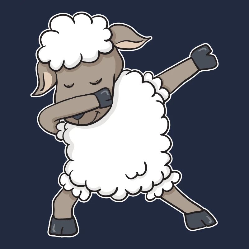 Sheep Sheep Dabbing Dabbin Dab Gift