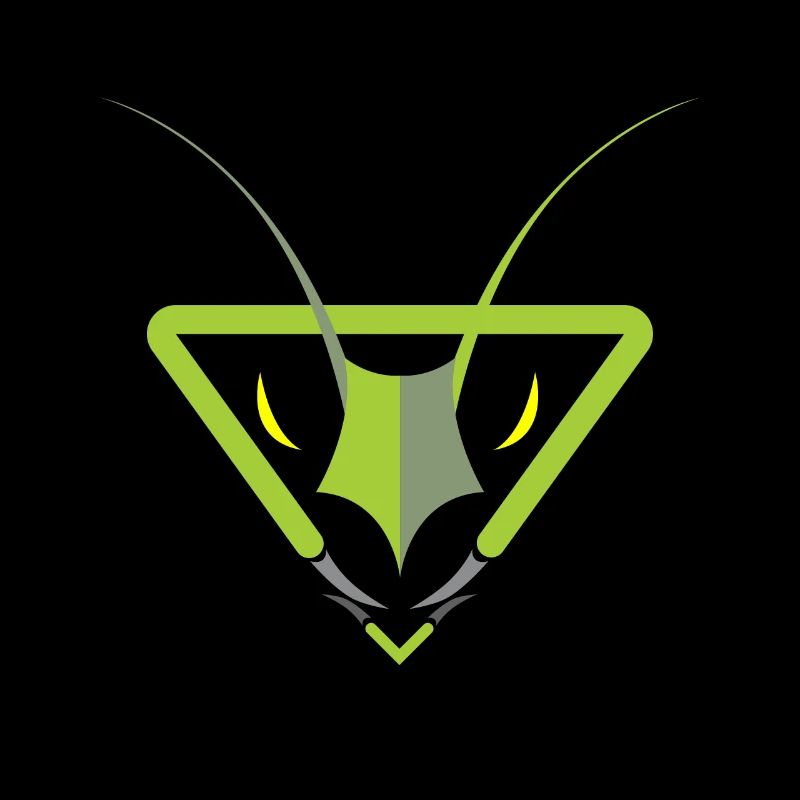 Praying mantis logo