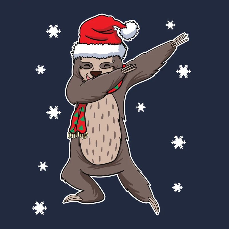 Sloth Funny Dabbing Christmas Gift