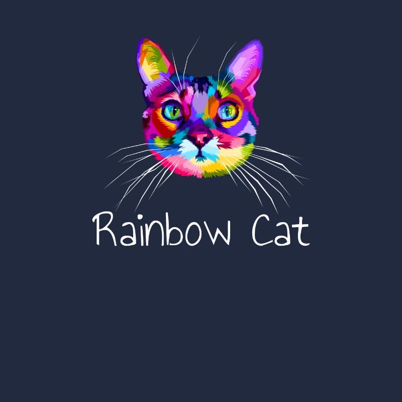 Chat arc en ciel