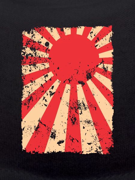 Japan red sun