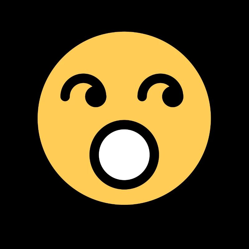 Smiley Face Rolling Eyes