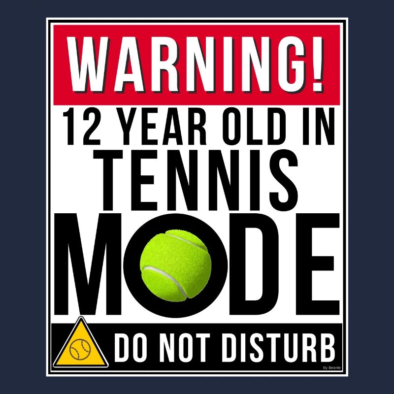 12-jährige im Tennis-Modus