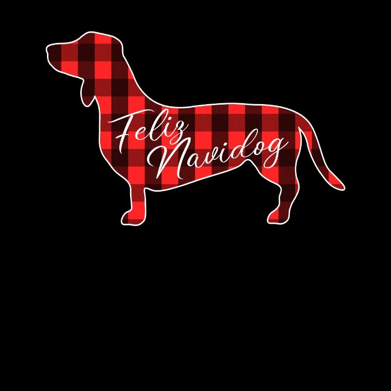 Dachshund Feliz Navidad Gift Chèques de Noël