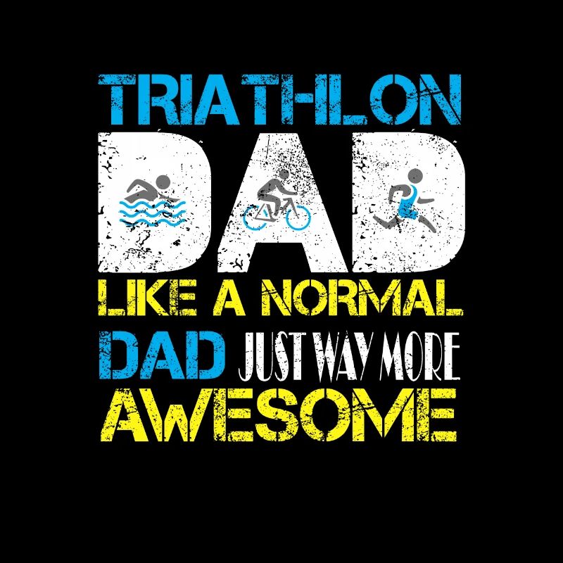 Triathlon papa juste comme un papa normal juste comme ça