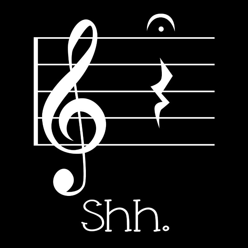 Drôle de musicien blague quart de pause et fermata