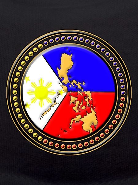 Philippines flag map