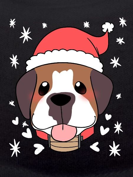 Weihnachten – Weihnachtspullover – Bernhardiner