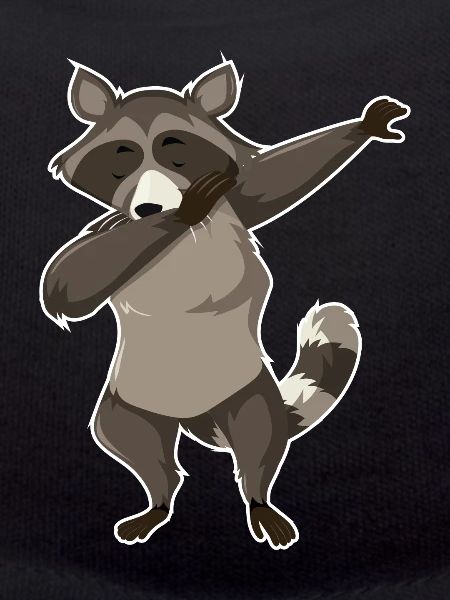 Dabbender raccoon