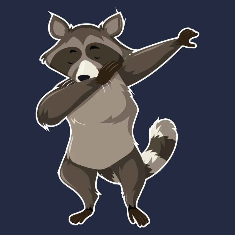 Dabbender raccoon