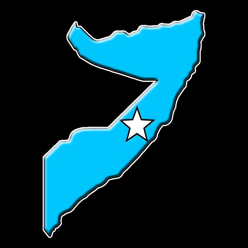 Carte du drapeau de la Somalie
