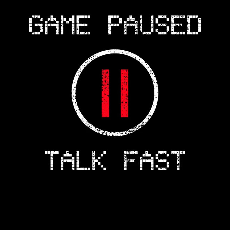 Gamer Pause Pause Vintage