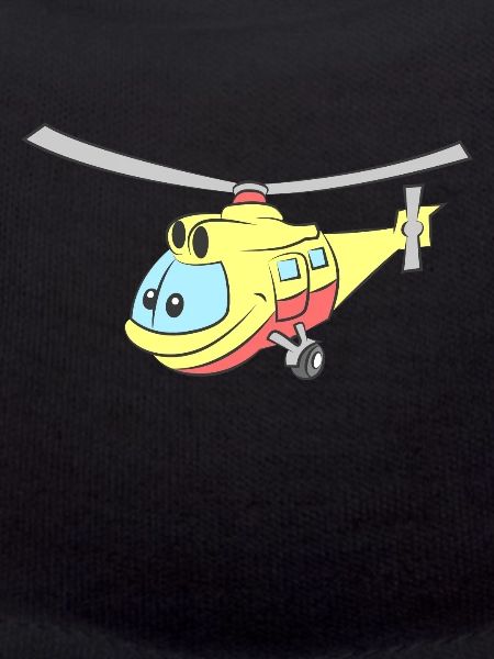 Helicopter with face
