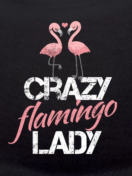 Crazy Flamingo Lady