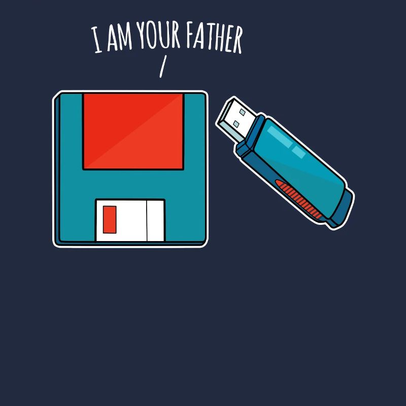 I Am Your Father USB Drive Floppy Disk Old Computer
