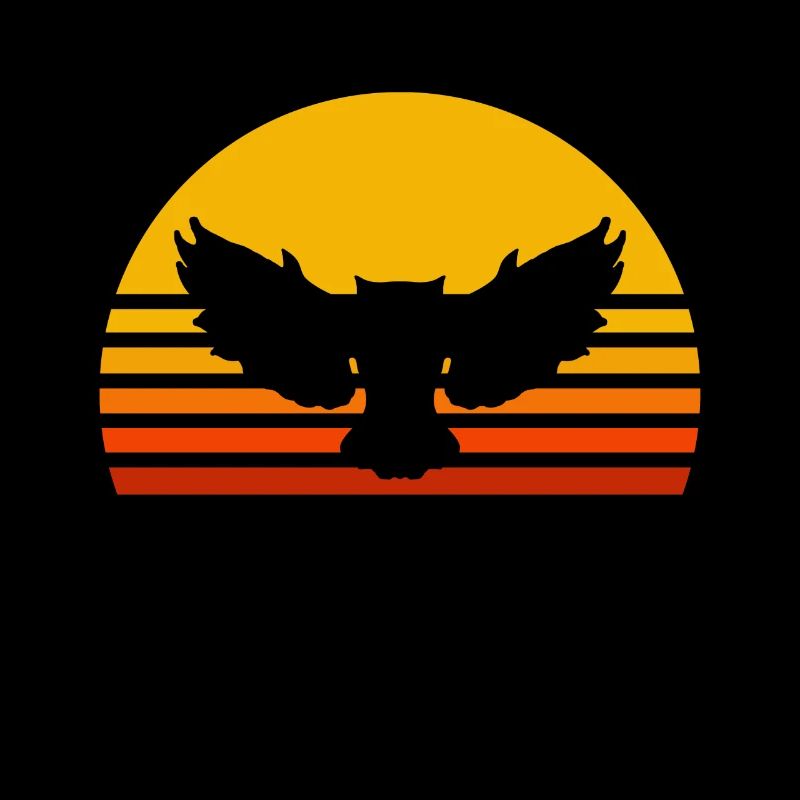 Eule Retro Owl