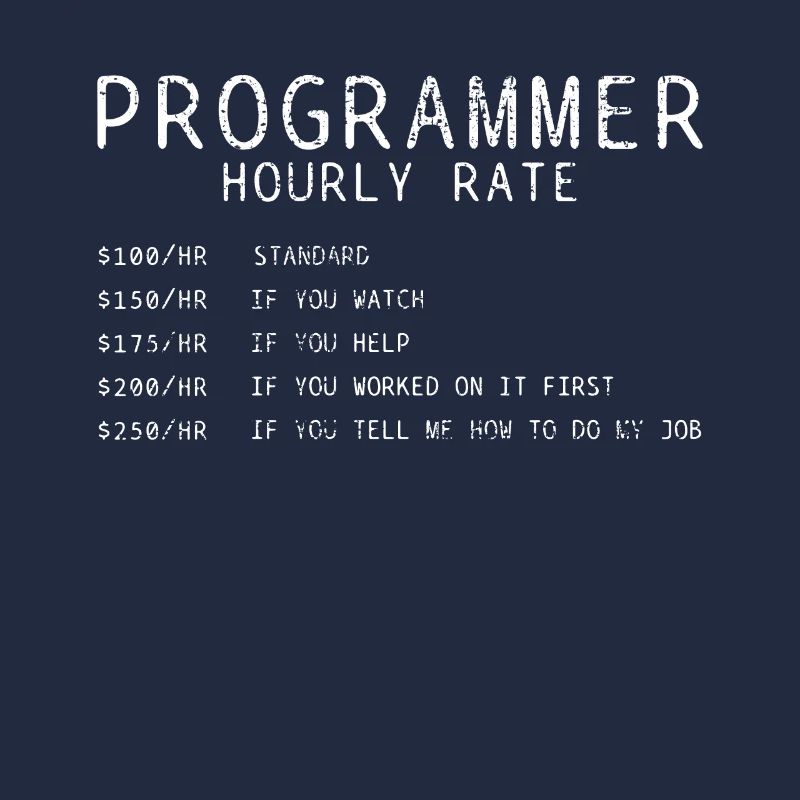 Programmer hourly wage