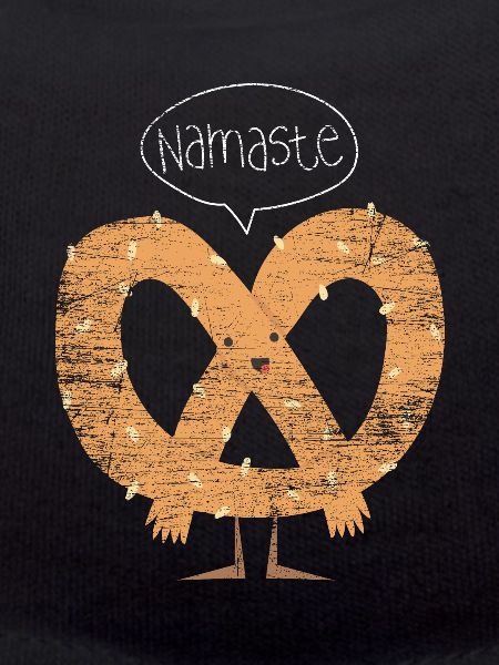 Brezel Namaste Geschenk