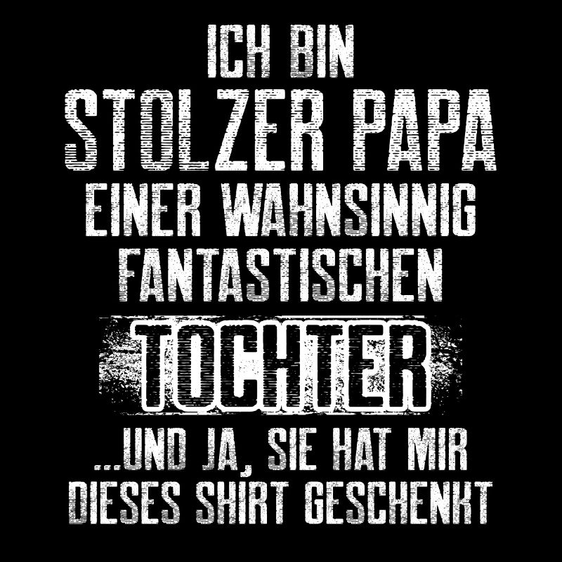 Stolzer Papa einer Tochter
