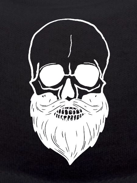 Skull - with beard