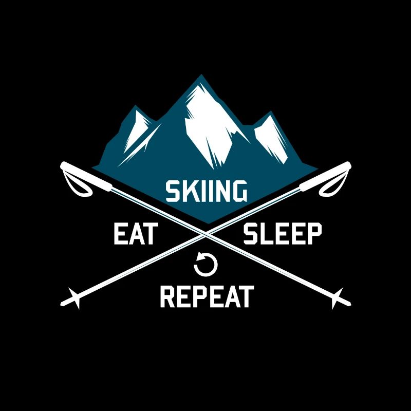 Ski Eat Sleep Repeat