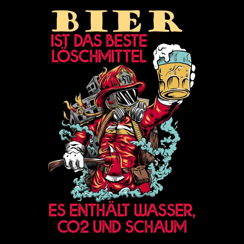 Freiwillige Feuerwehr Feuerwehrmann Bier Geschenk