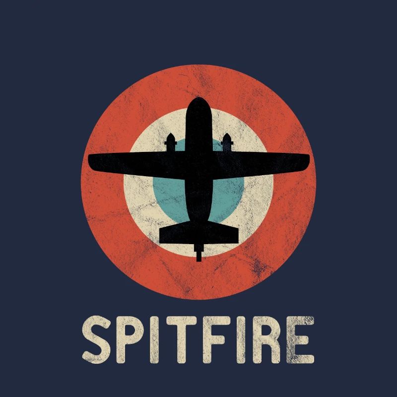 Spitfire Flugzeug Retro Vintage Jet Flieger