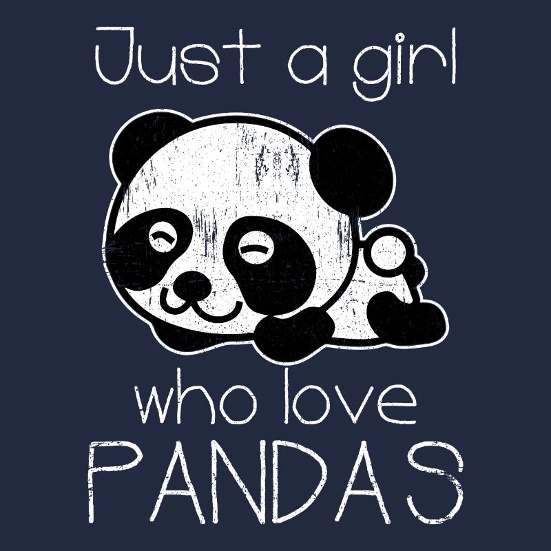 Panda lieben Mädchentier