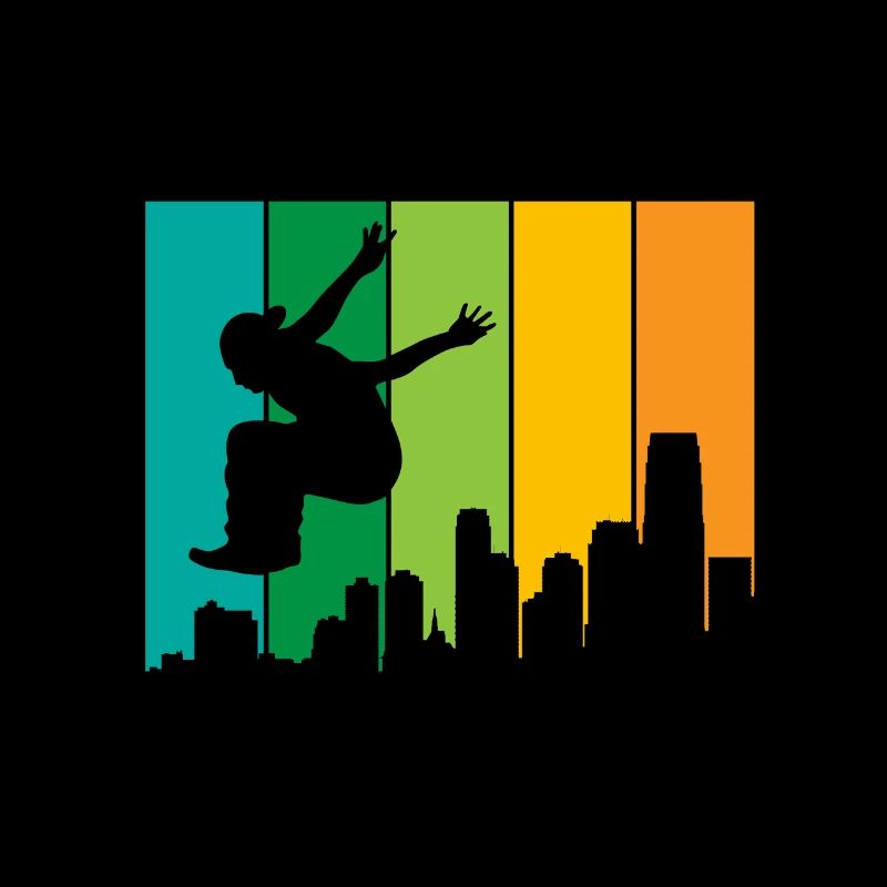 Parkour Traceur Freerunning Obstacle Course Gift