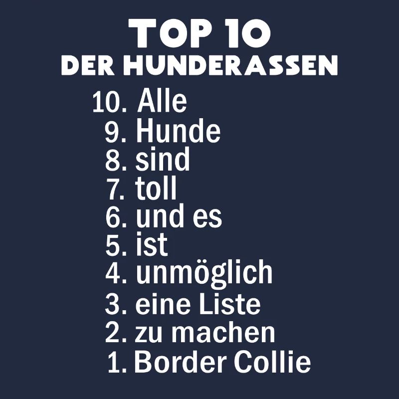 Border Collie Geschenkidee Shirts