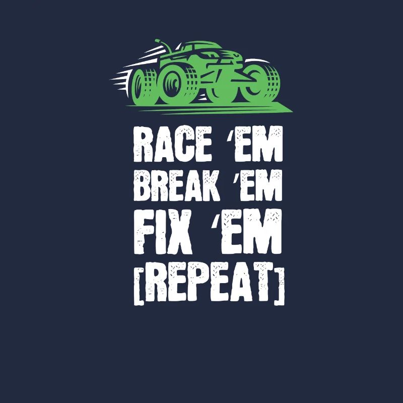 Race Em Break Em Fix Em Repeat RC Car Model Car