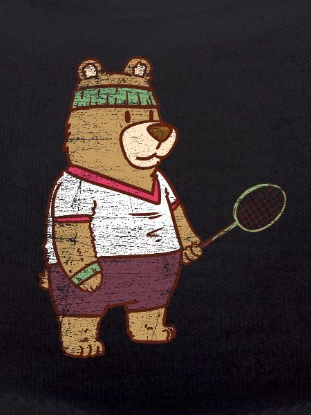 Speedminton bear gift