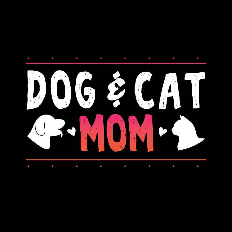 Hund und Katze Mama