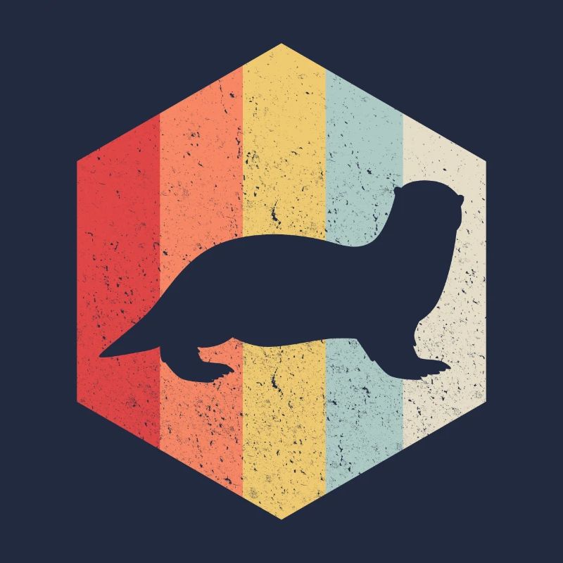 Otter Water Marten Retro Gift