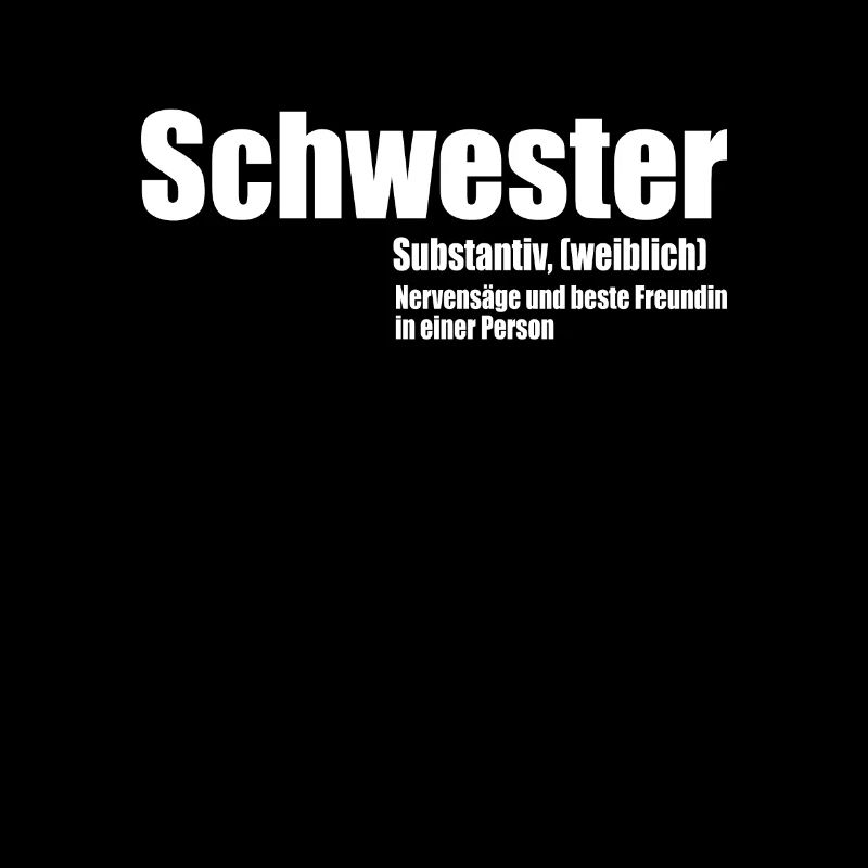 cooles Schwester Geschwister beste Geschenk