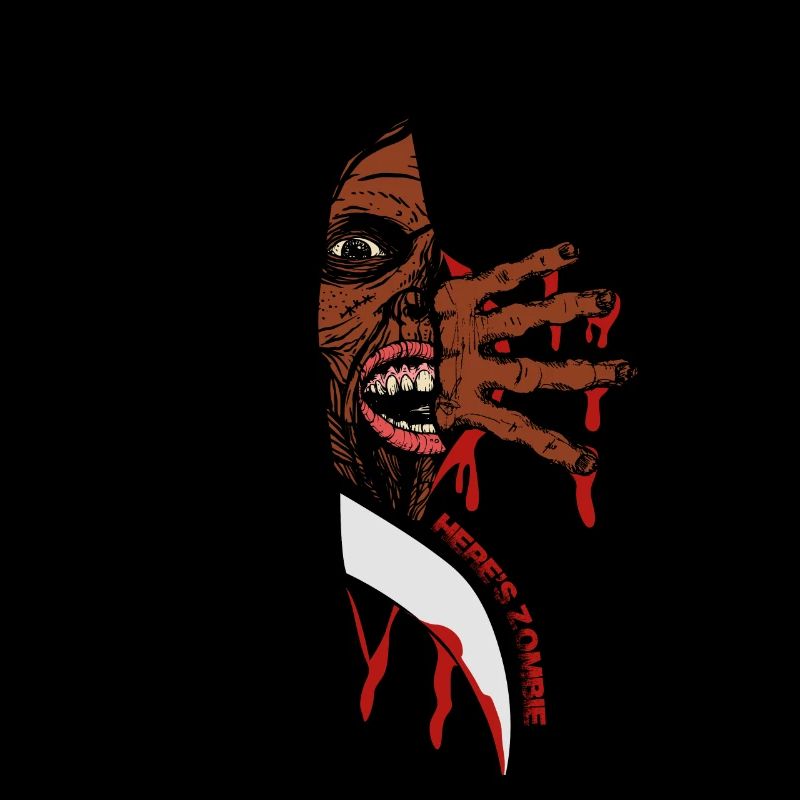 Zombie avec un couteau