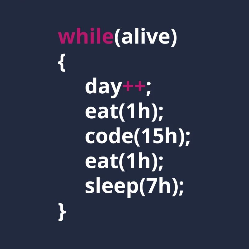 Programmers eat code sleeping funny PHP