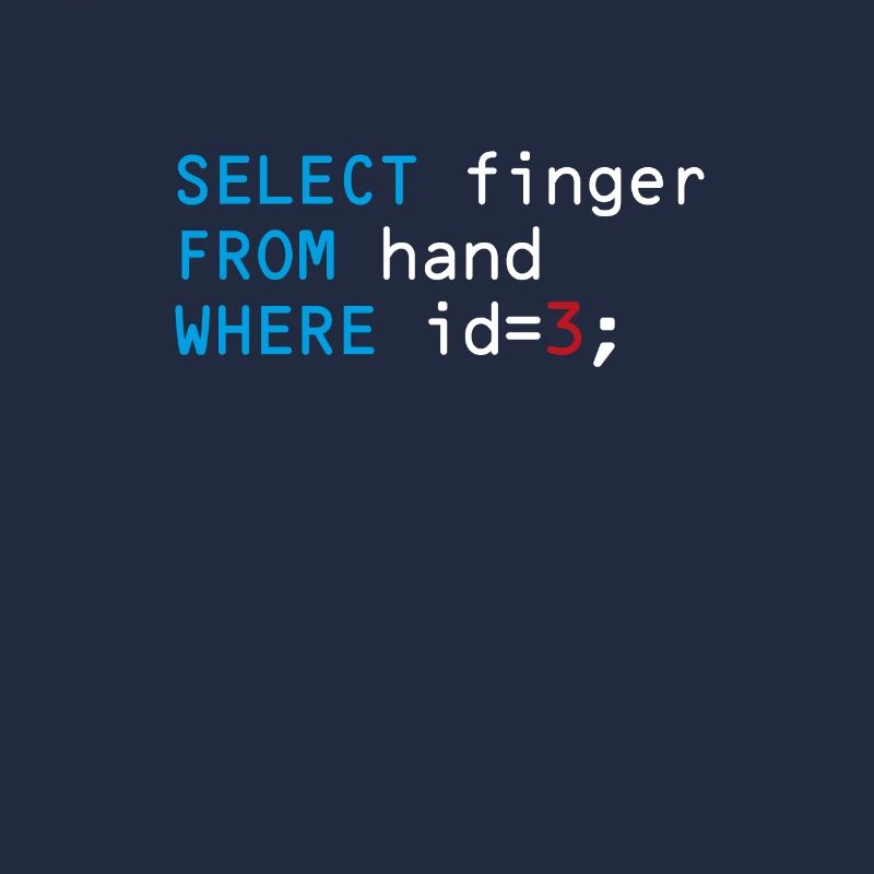 Middle finger coder code funny fuck you