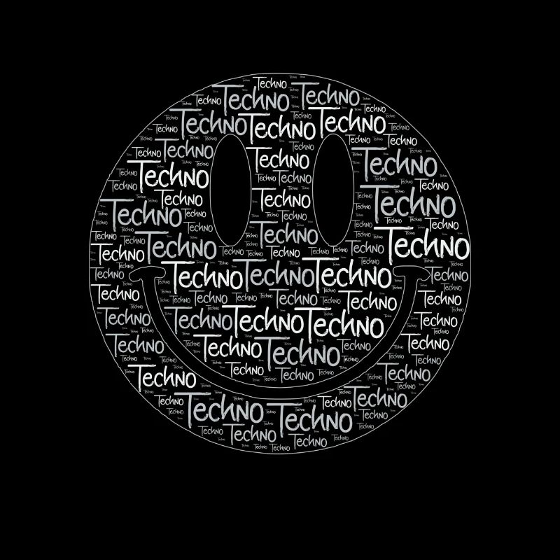 TECHNO Smile | Cadeau DJ de musique de soirée rave