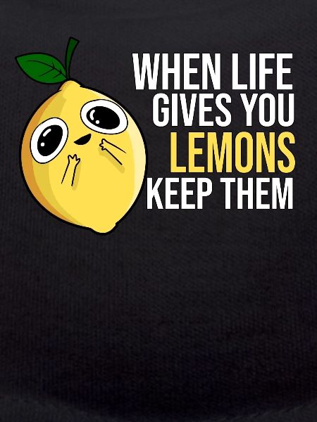 Zitrone Spruch