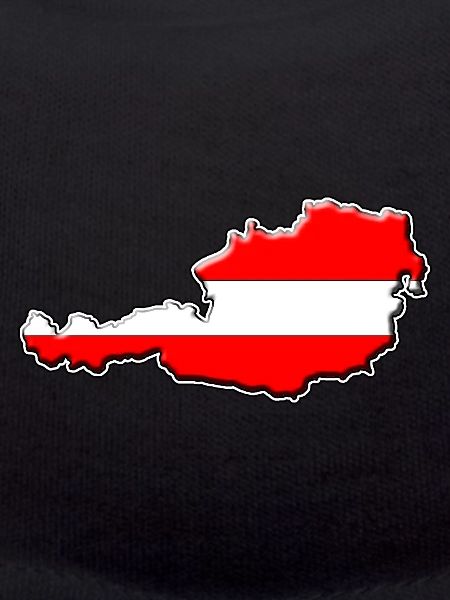 Austria flag map