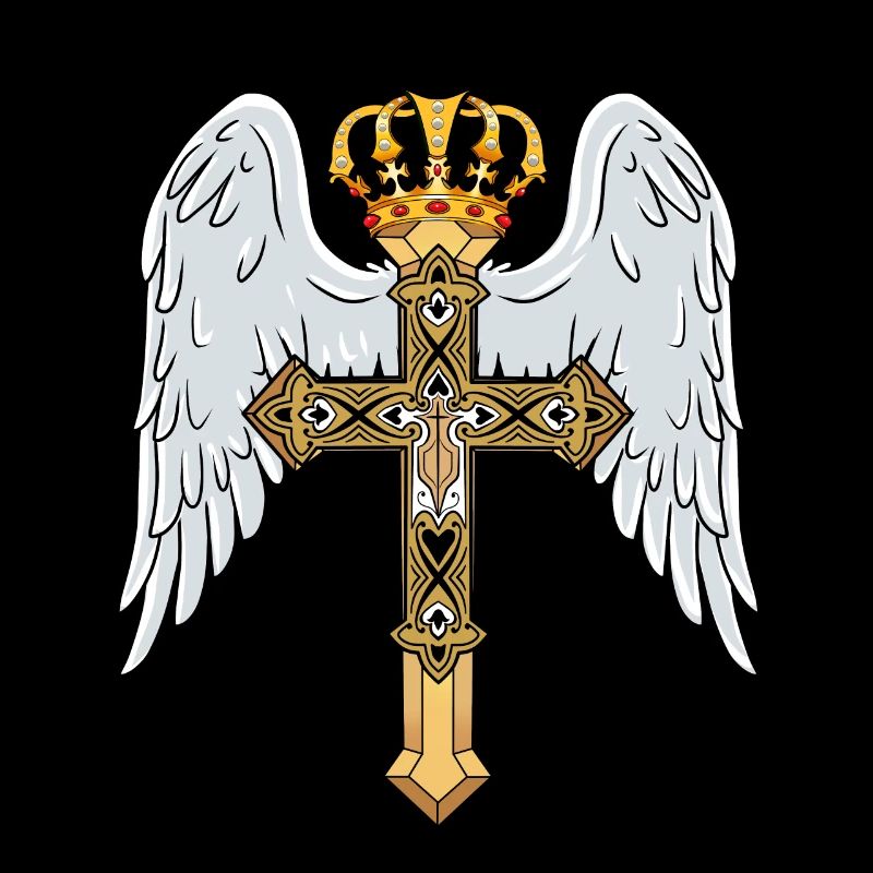 Croix céleste avec couronne