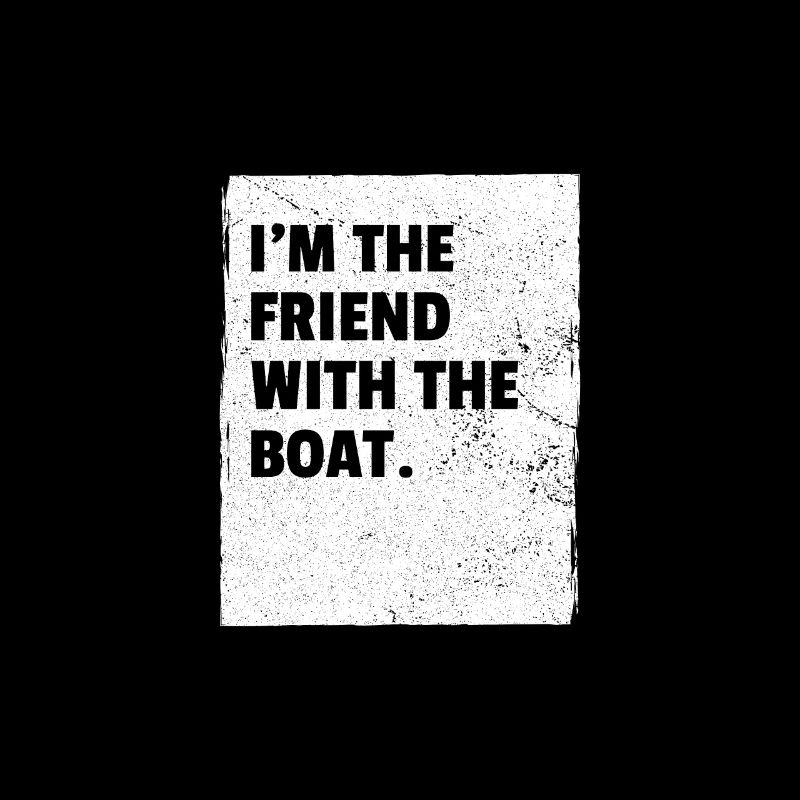 Funny Boat Pontoon Captain Owner Conception nautique
