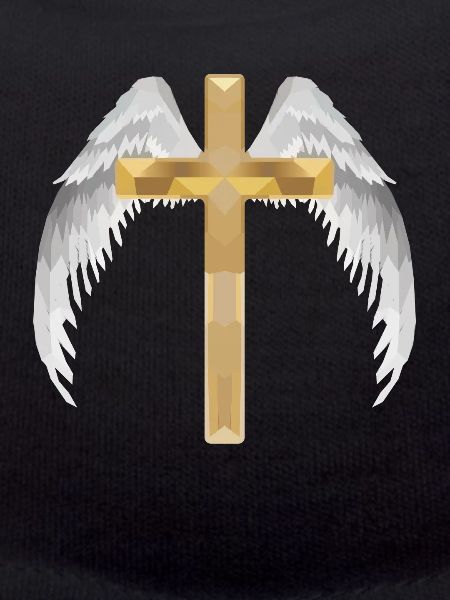 Polygon cross with wing