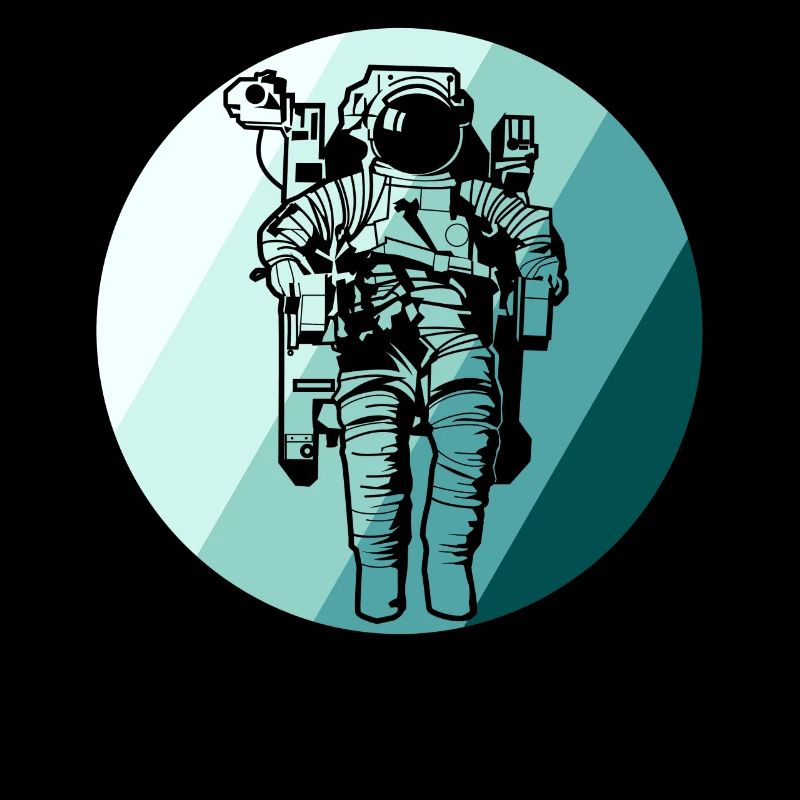Astronaute dans le cercle